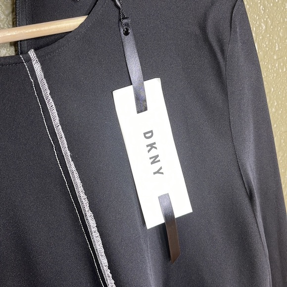 NWT DKNY SILK LONG SLEEVE TOP - Picture 10 of 12